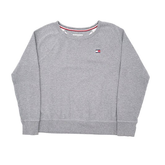 Womens Grey Tommy Hilfiger  Crewneck Jumper