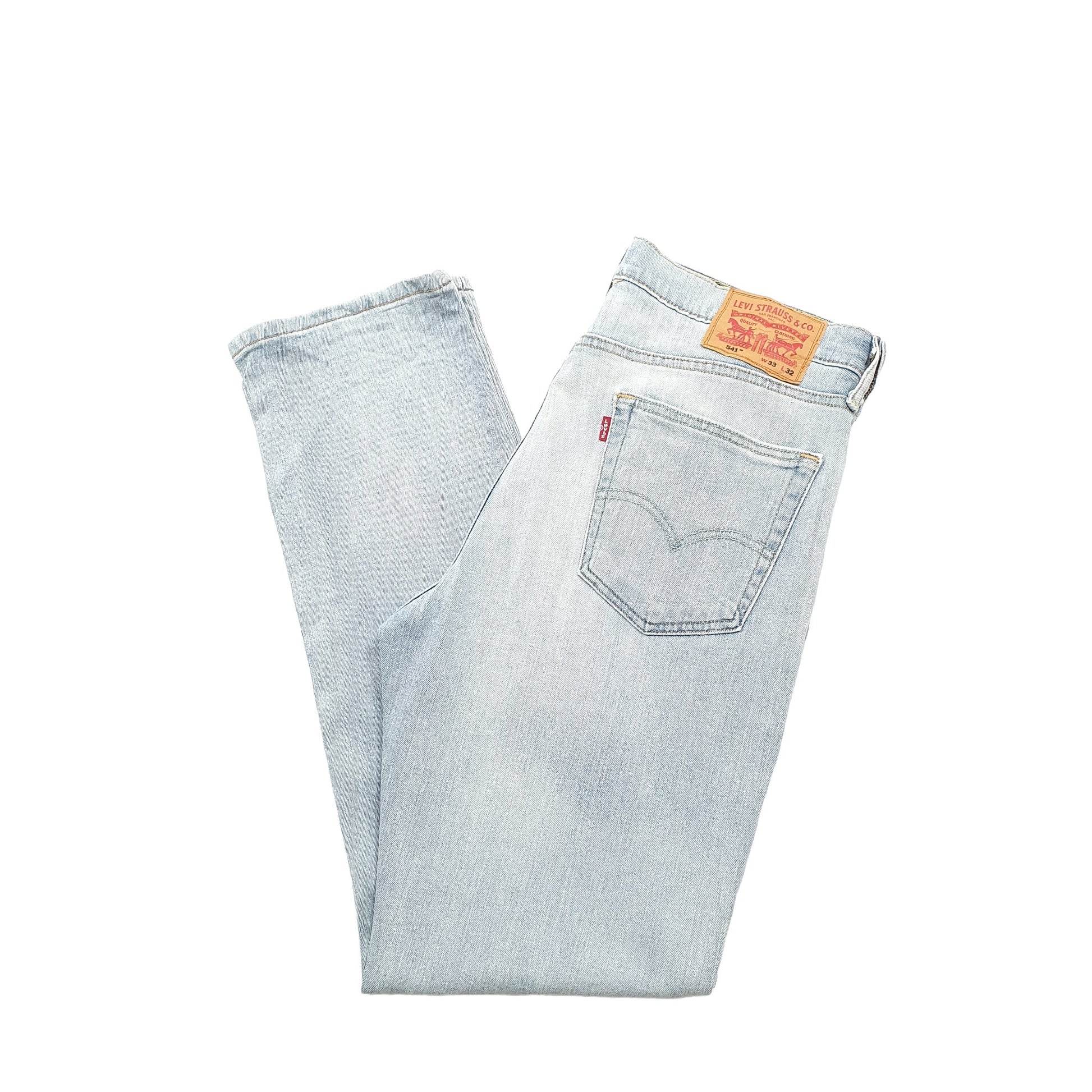 Levis 541 Tapered Fit Jeans W33 L32 Blue