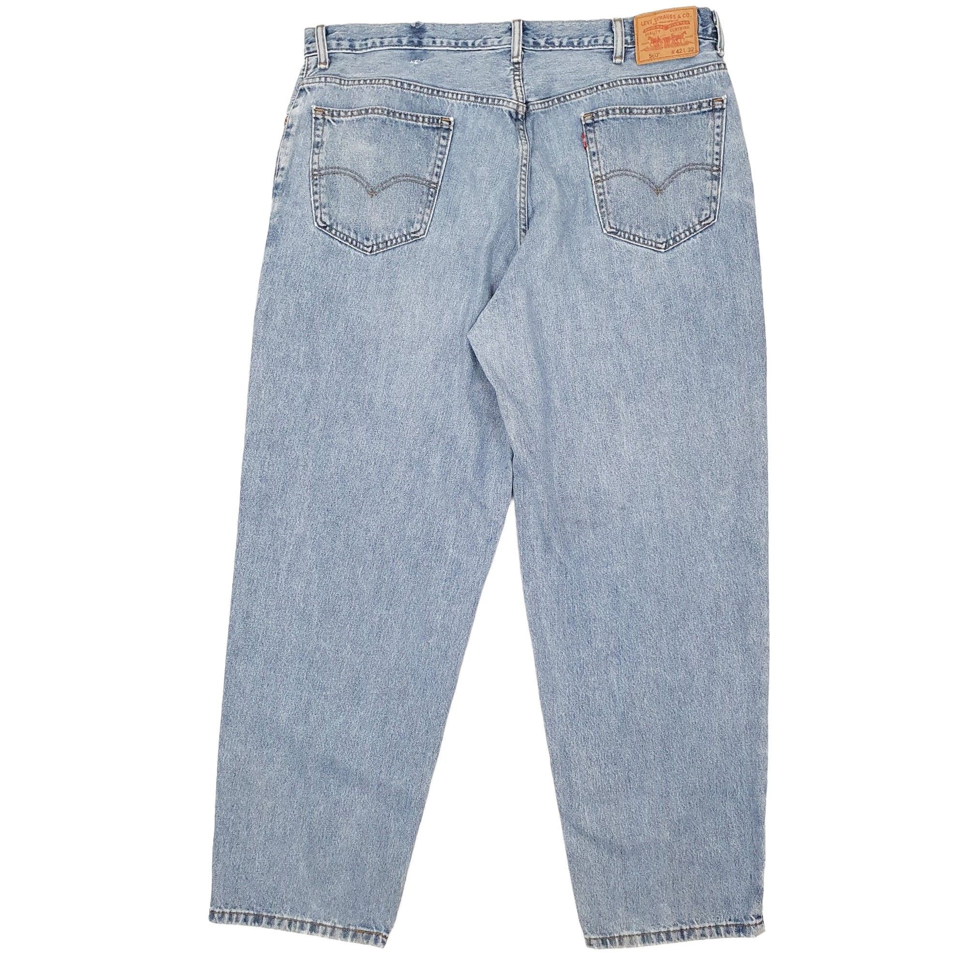 Levis 560 Loose Fit Jeans W42 L32 Blue