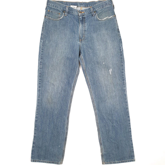 Carhartt Casual Regular Fit Relaxed Jeans W36 L32 Blue
