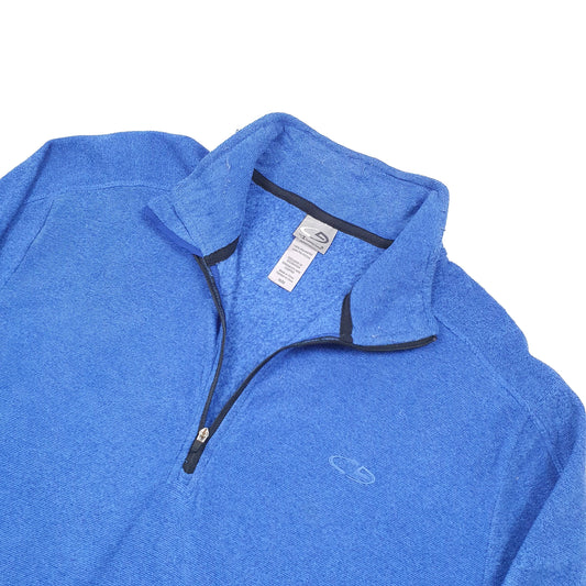 Champion Quarter Zip Fleece M Blue