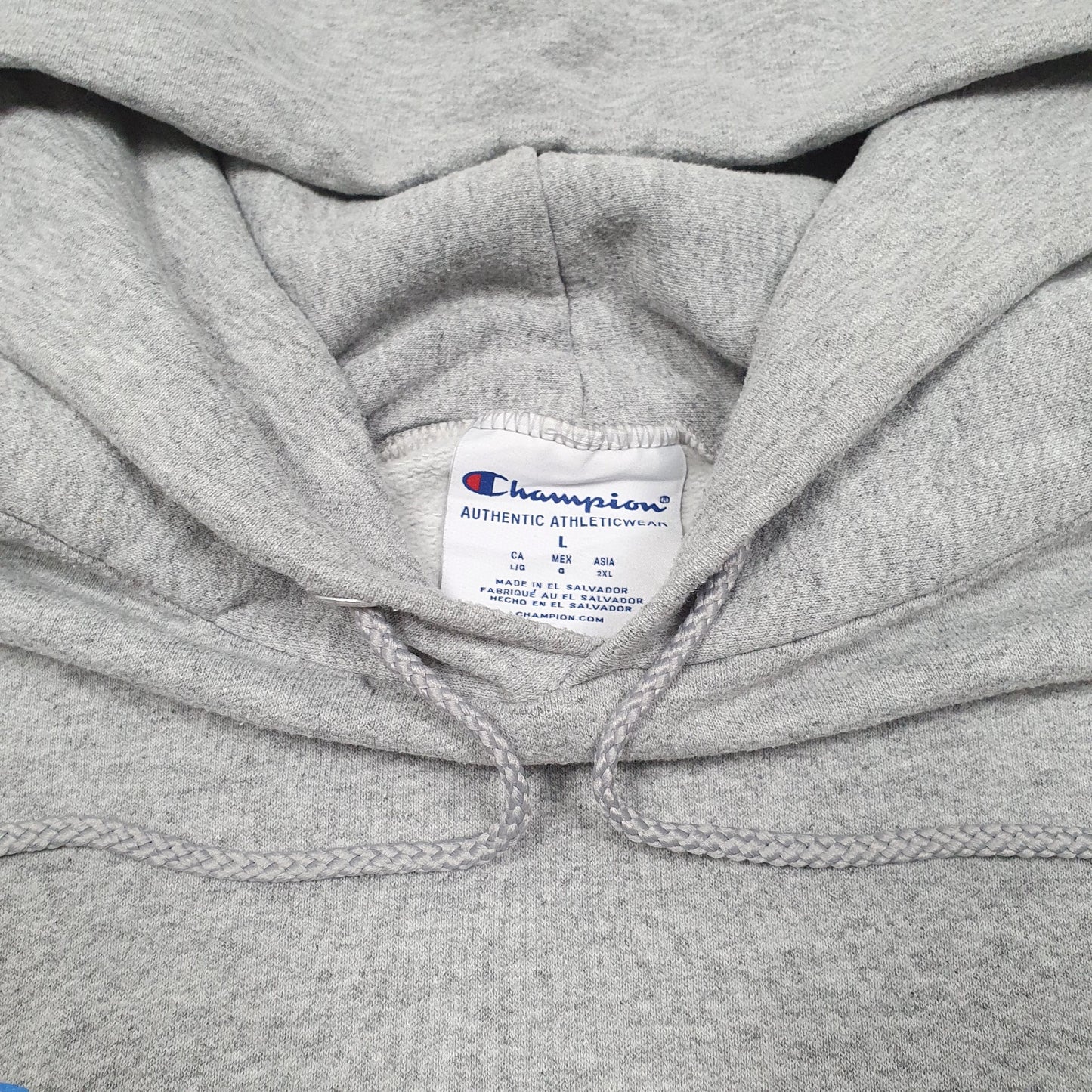 Mens Grey Champion Cornerstone Construction Hoodie Jumper