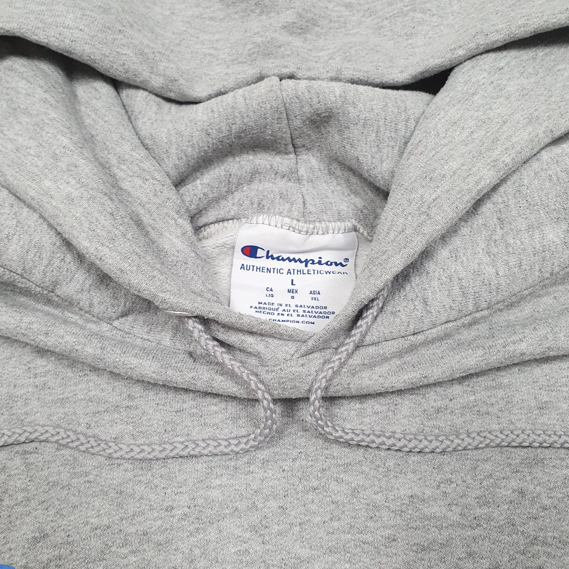 Mens Grey Champion Cornerstone Construction Hoodie Jumper