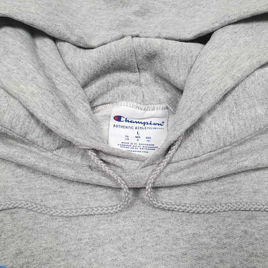 Mens Grey Champion Cornerstone Construction Hoodie Jumper