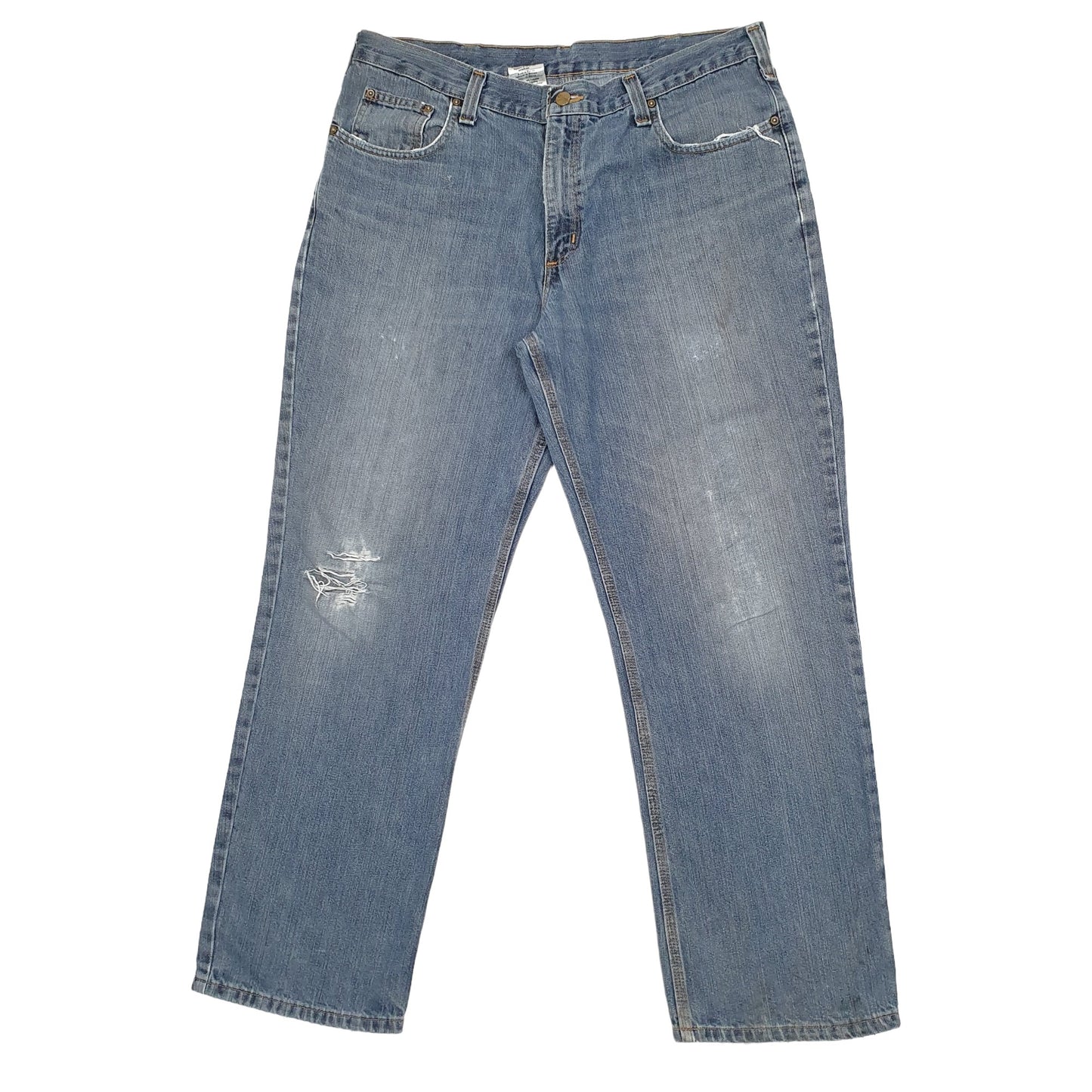 Mens Blue Carhartt  Carpenter JeansW36 L30