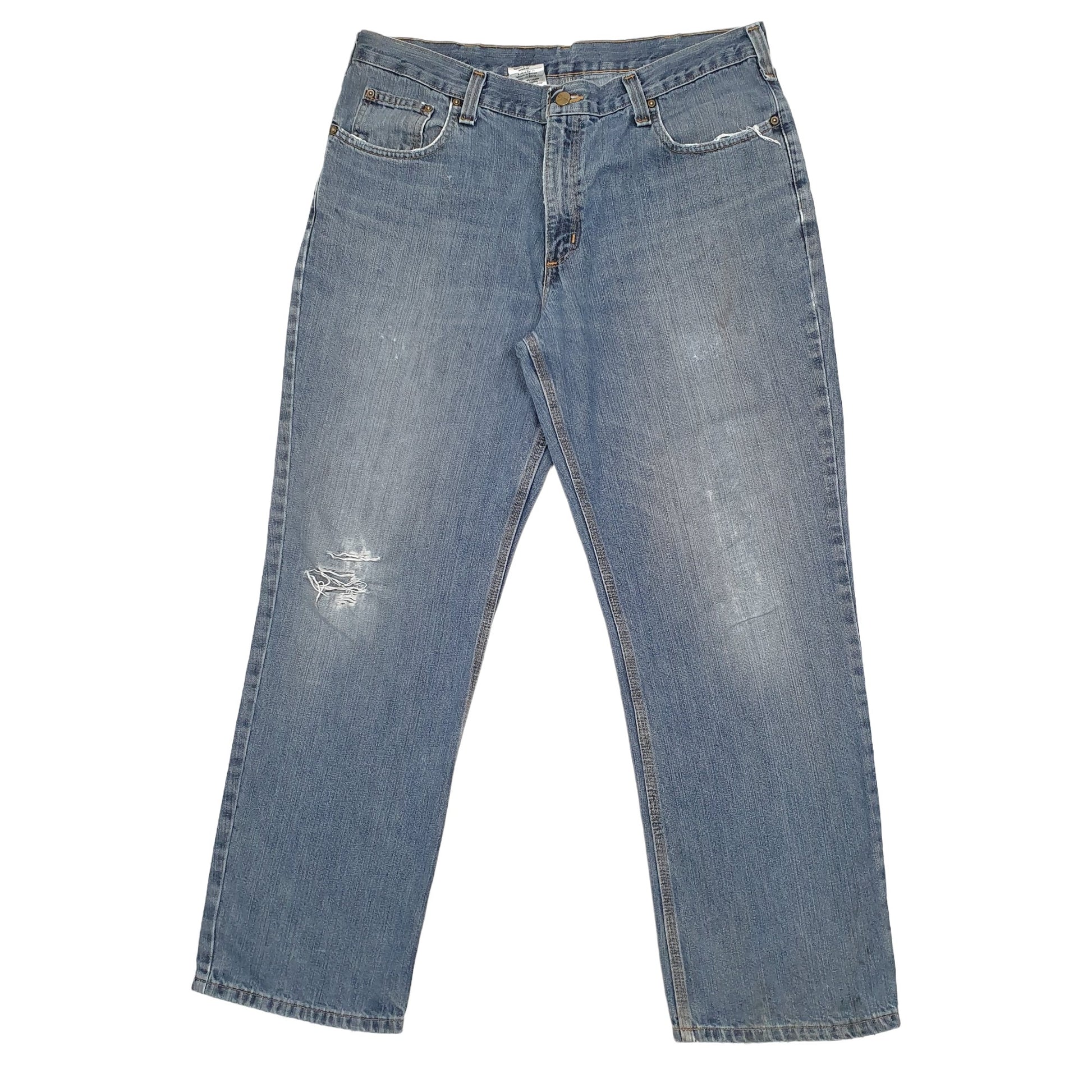 Mens Blue Carhartt  Carpenter JeansW36 L30