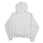 Mens White Adidas Spellout Hoodie Jumper