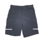 Mens Navy Horace Small Chino Feflective Workwear Cargo Shorts