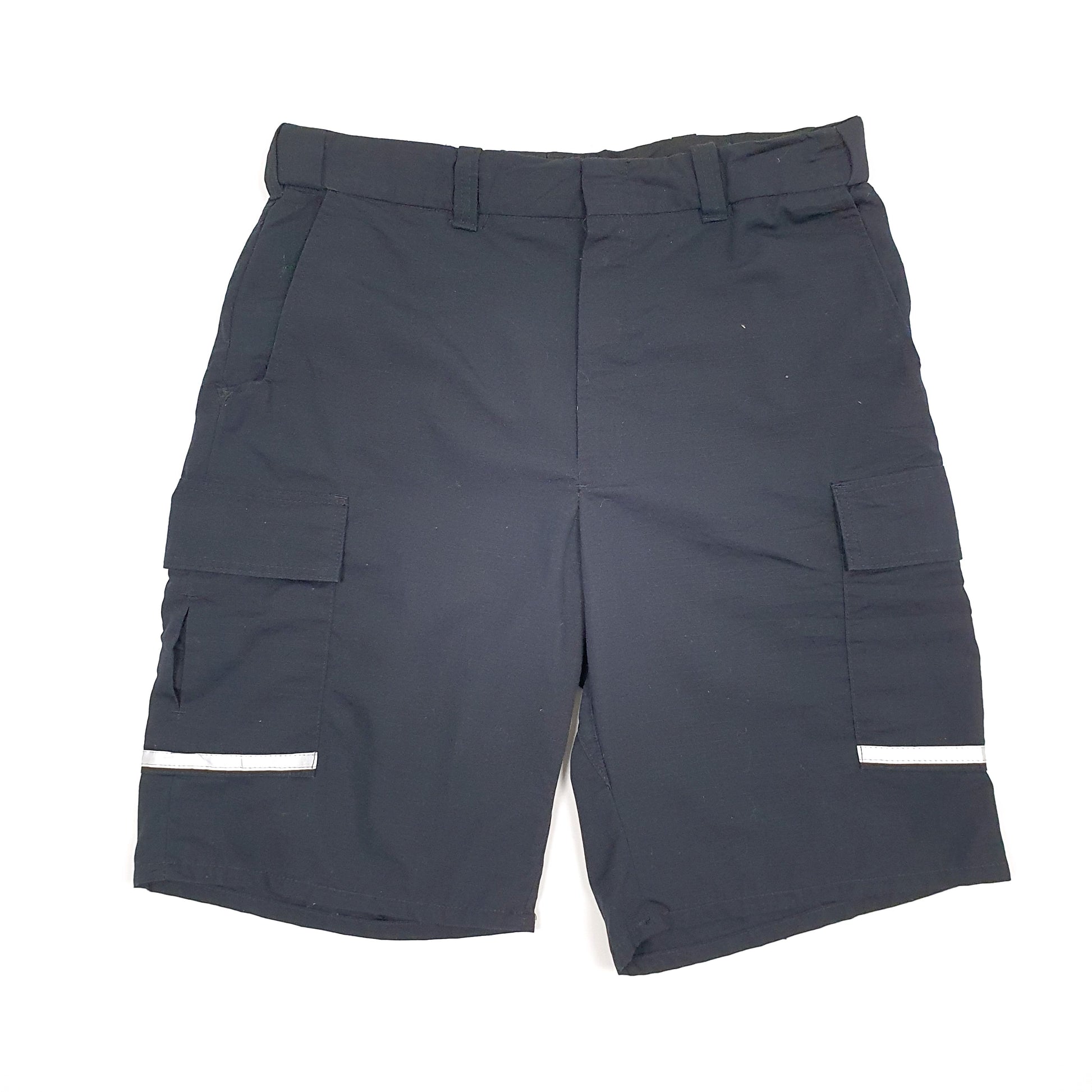 Mens Navy Horace Small Chino Feflective Workwear Cargo Shorts