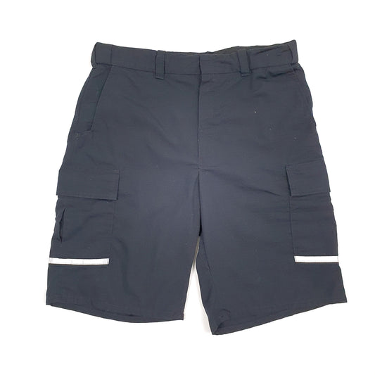 Mens Navy Horace Small Chino Feflective Workwear Cargo Shorts