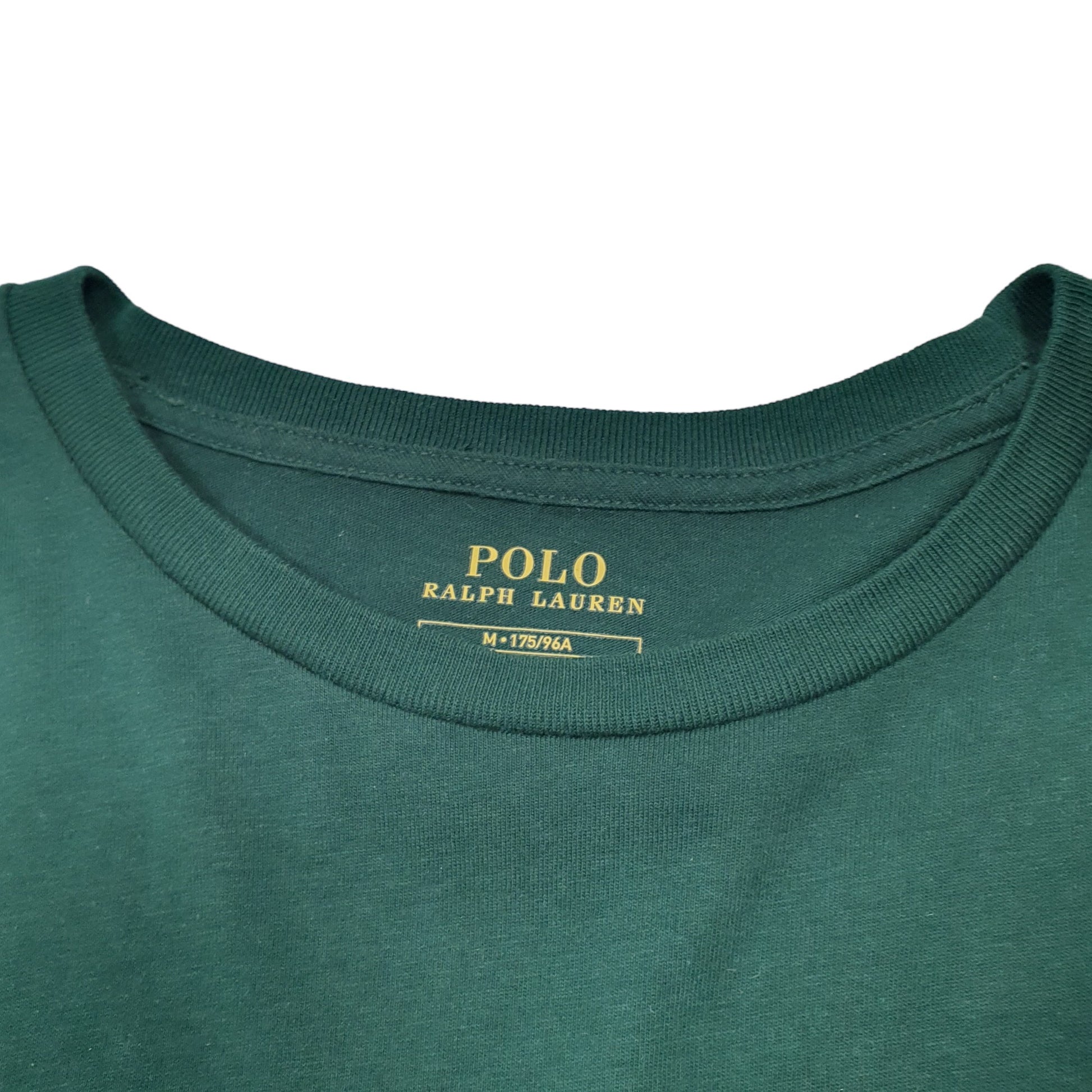 Mens Green Polo Ralph Lauren  Long Sleeve T Shirt
