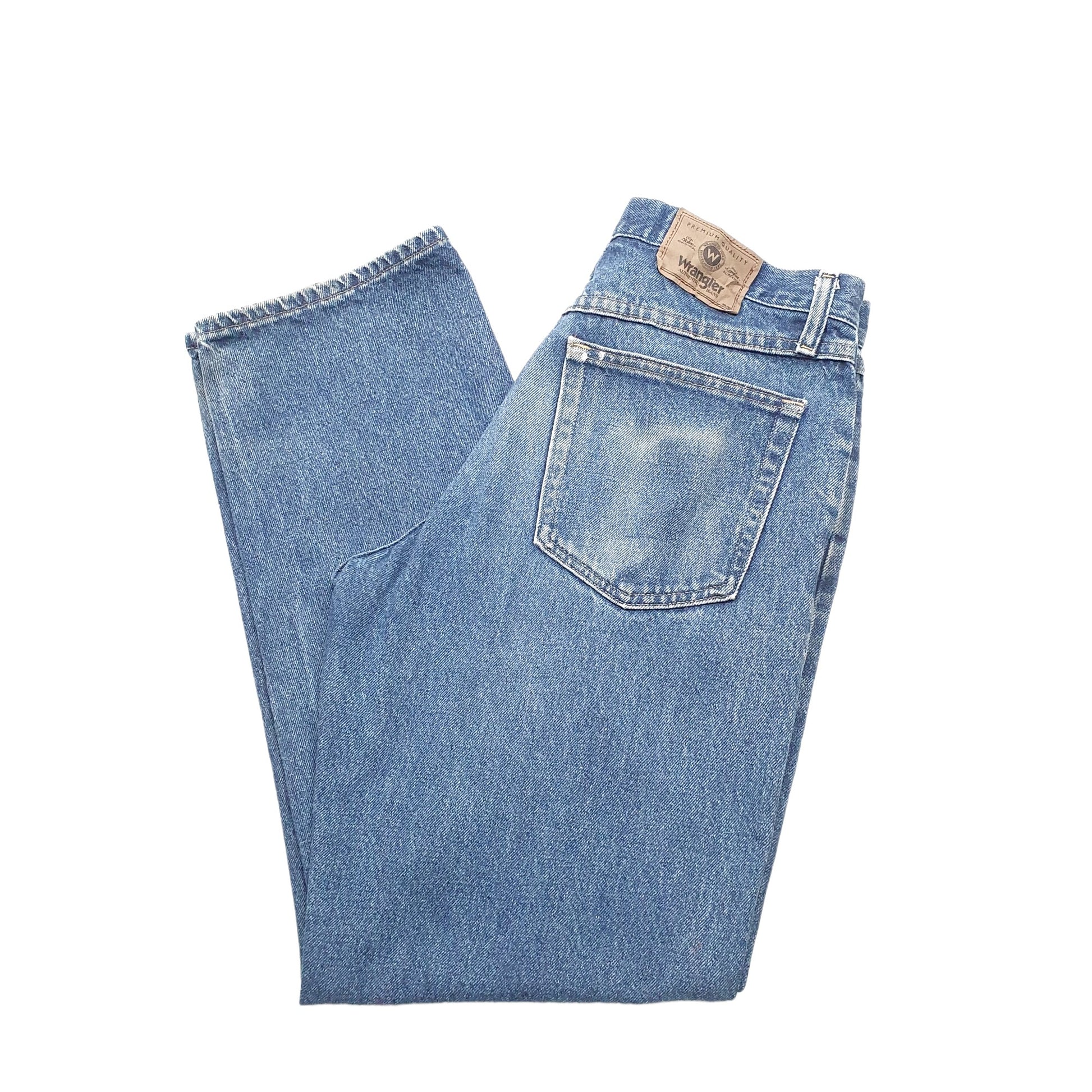 Wrangler Regular Straight Fit Jeans W32 L30 Blue