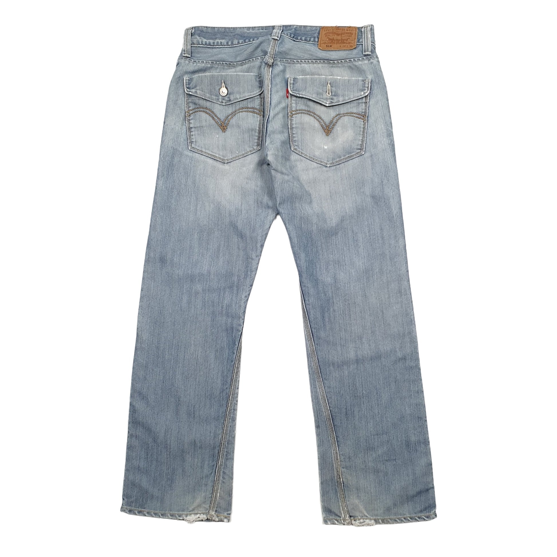 Levis 514 Straight Fit Jeans W32 L30 Blue