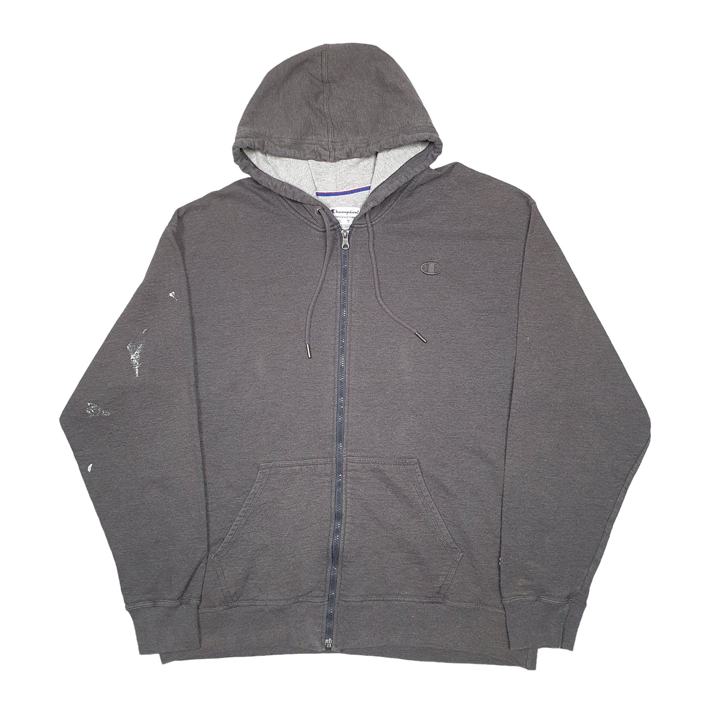 Mens Grey Champion  Full Zip Jumper