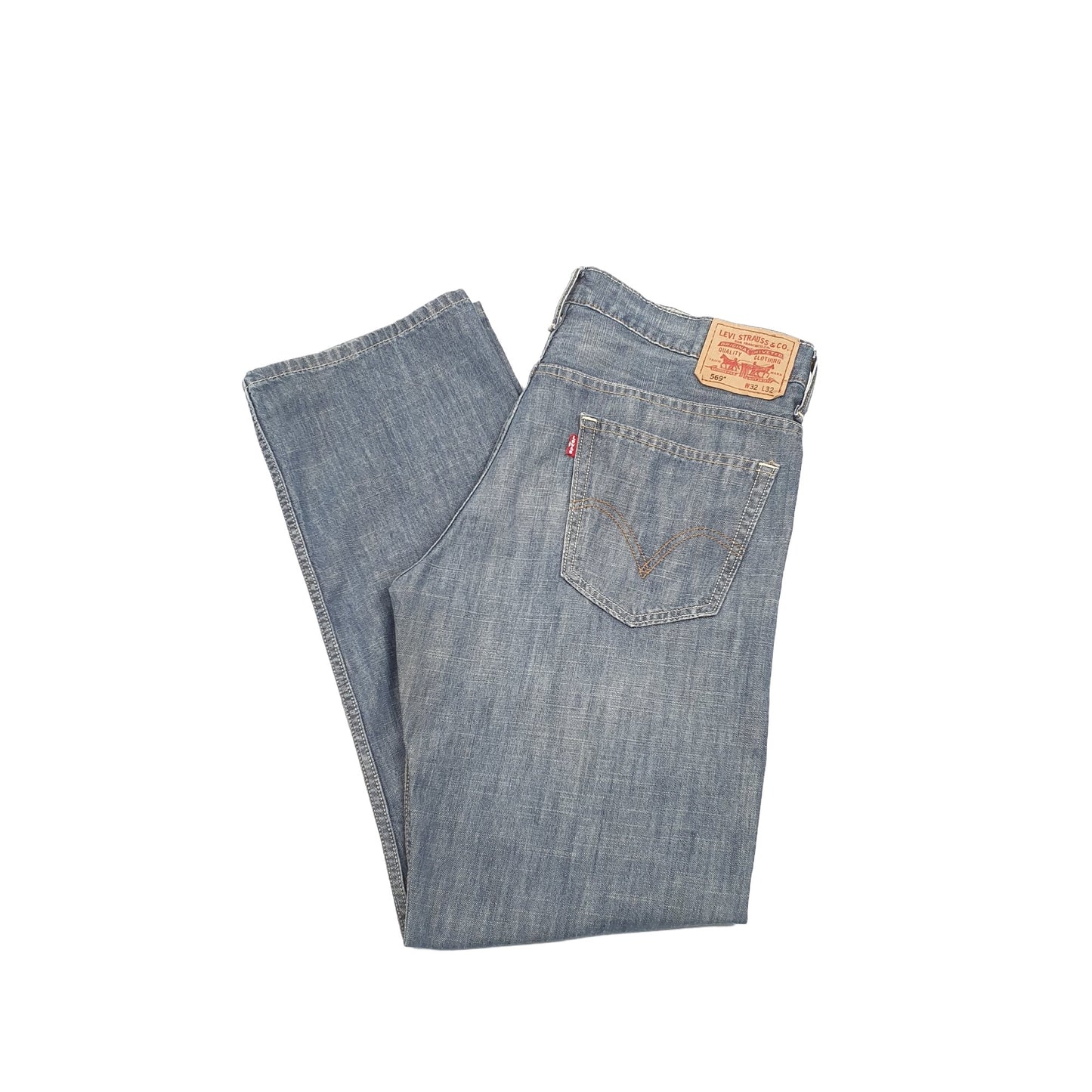 Levis 569 Loose Fit Jeans W34 L31 Blue