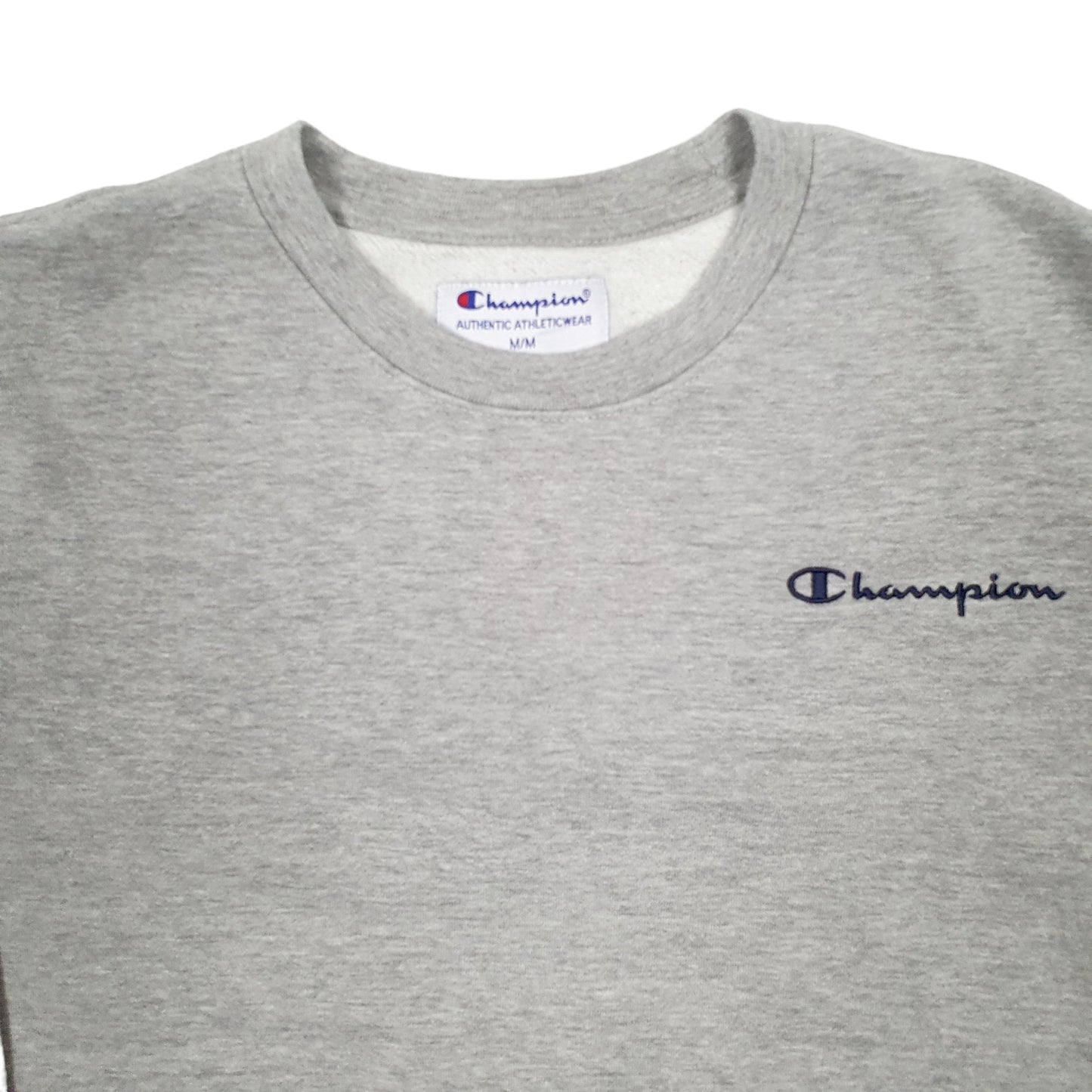 Mens Grey Champion  Crewneck Jumper
