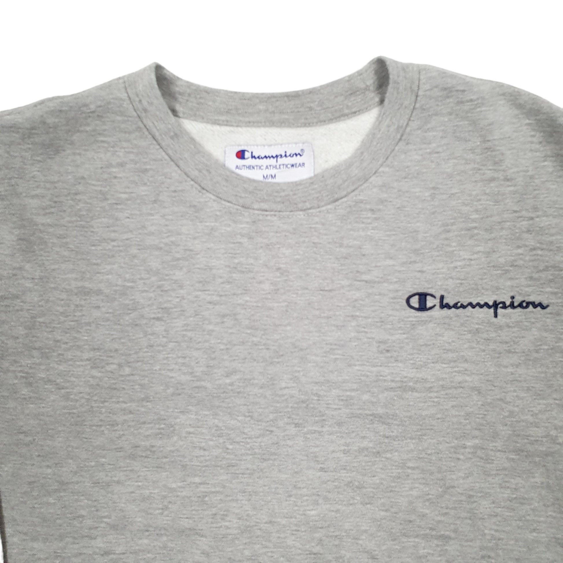 Mens Grey Champion  Crewneck Jumper