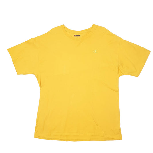 Champion Short Sleeve T Shirt Yellow