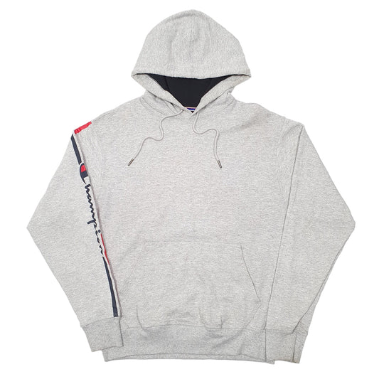 Mens Grey Champion  Hoodie Jumper