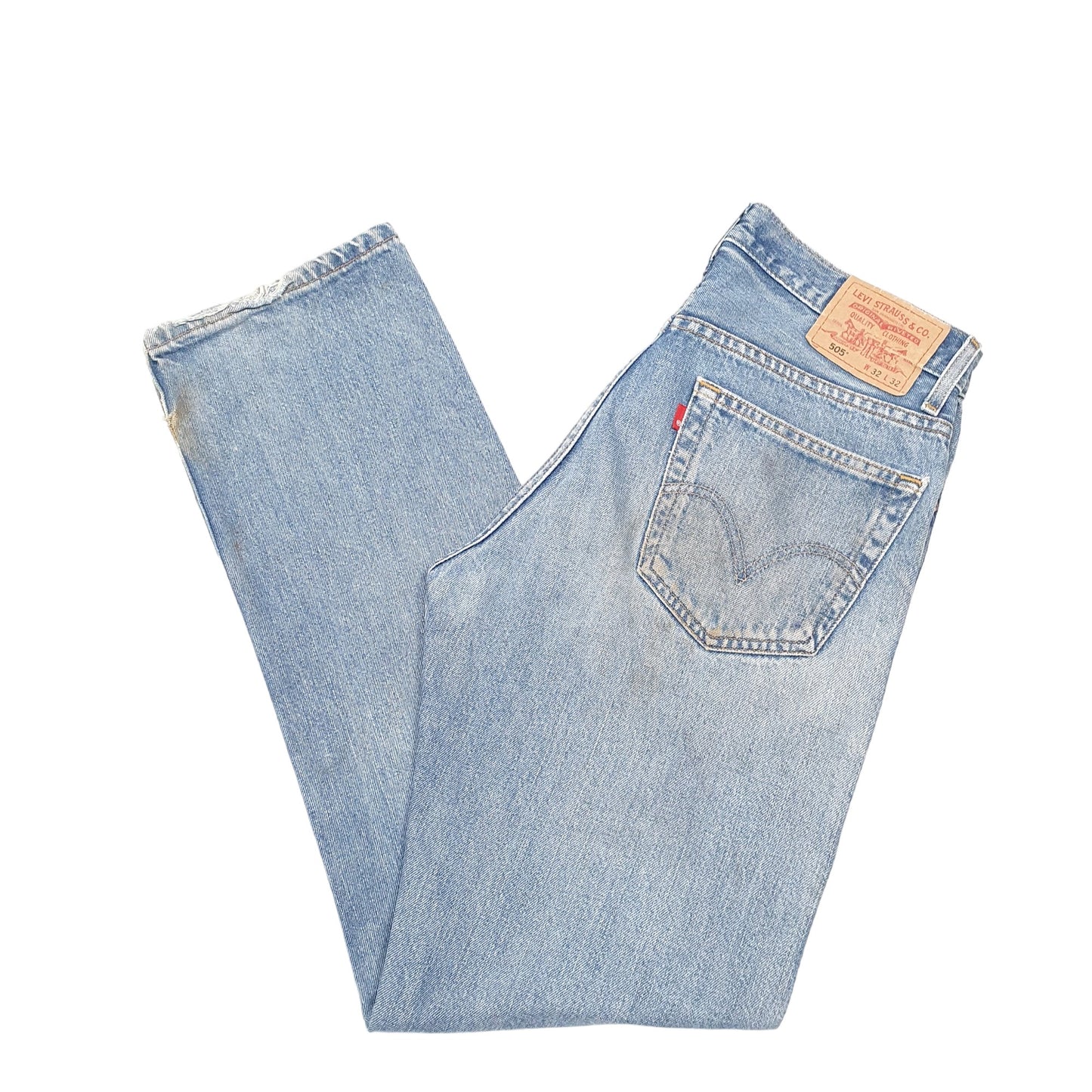 Mens Blue Levis  505 JeansW32 L32