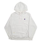 Mens White Champion Reverse Weave Hoodie Jumper