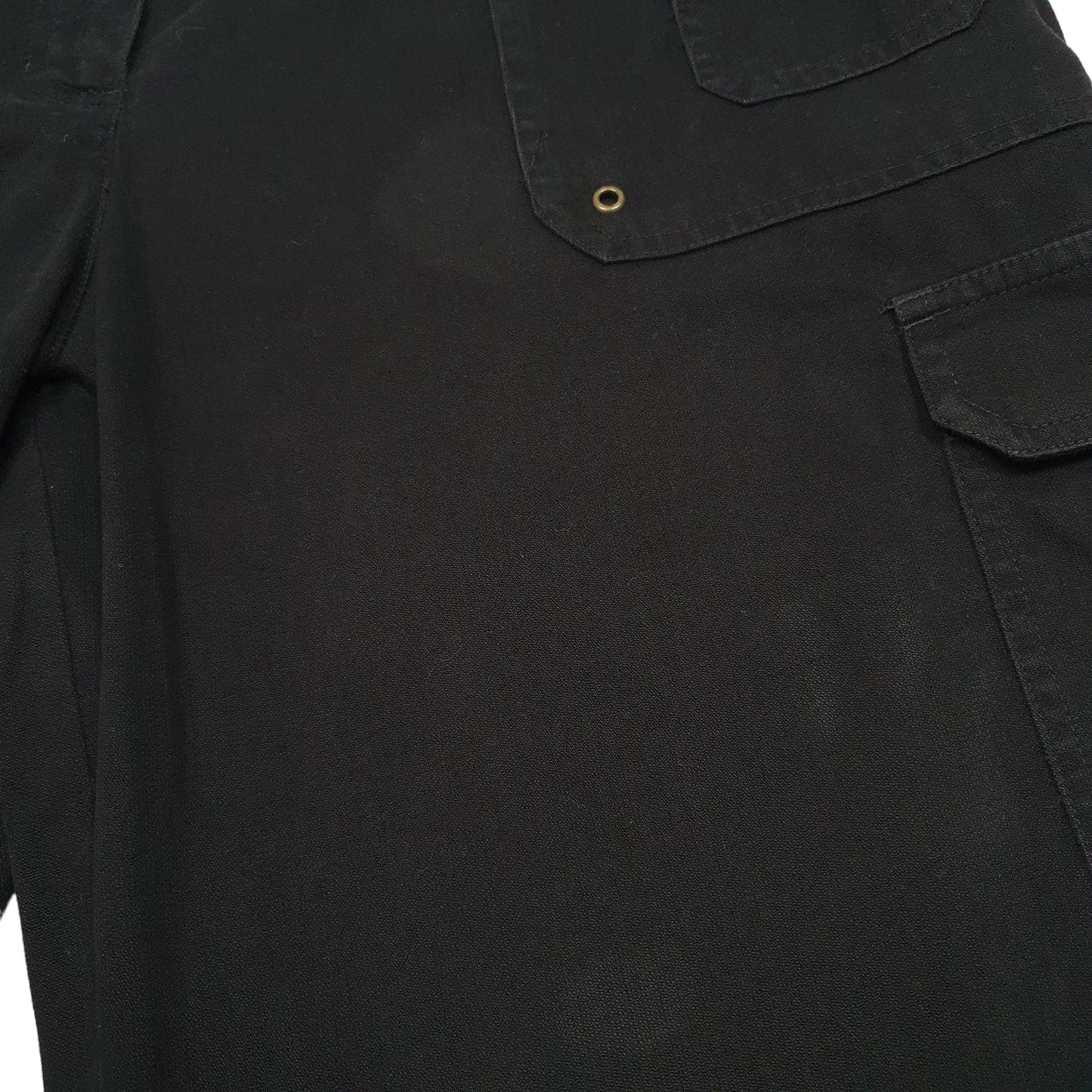 Womens Black Jones New York Combat Pants Cargo Trousers