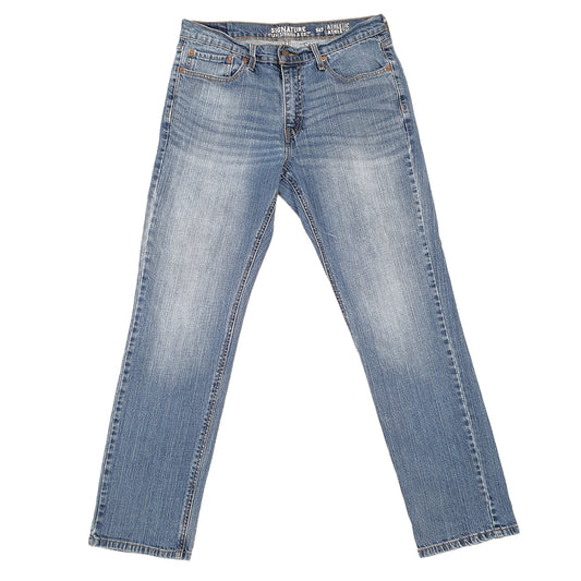 Levis Signature Slim Fit Athletic Jeans W32 L31 Blue
