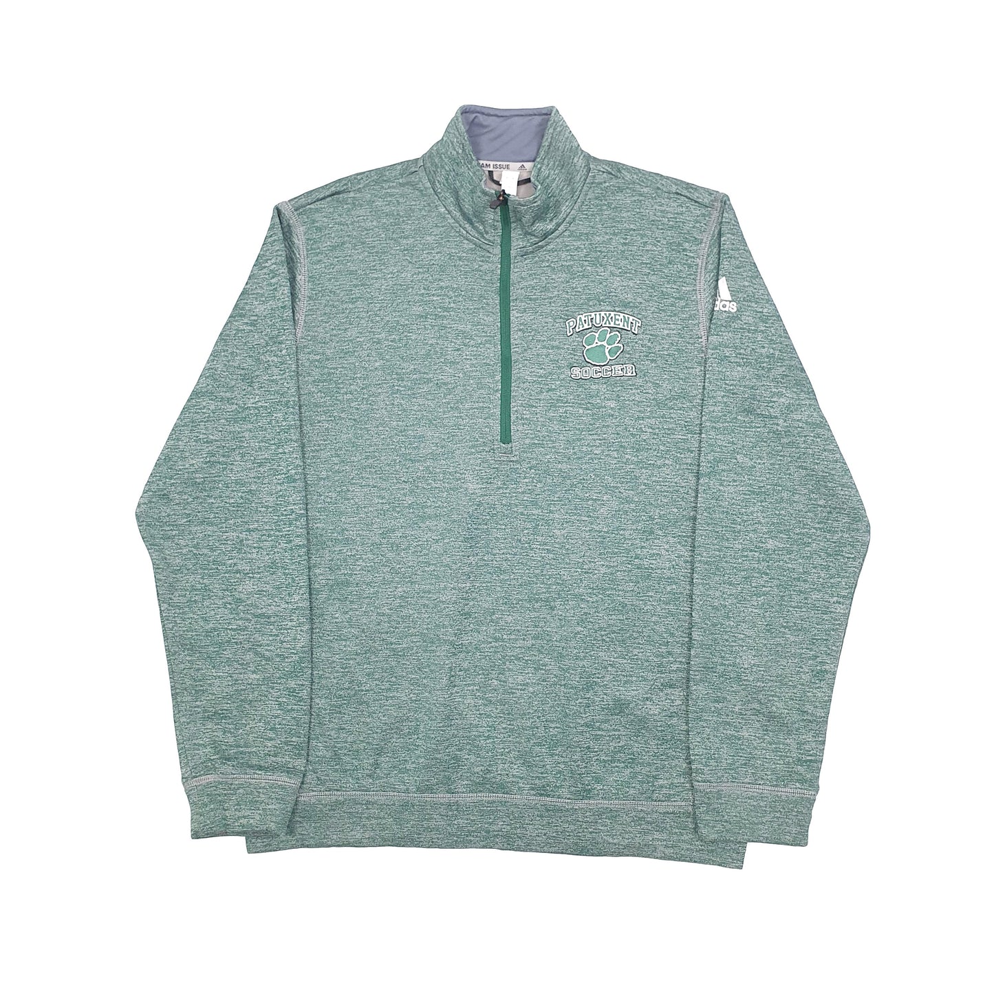 Adidas Team Issue Soccer Quarter Zip L Green
