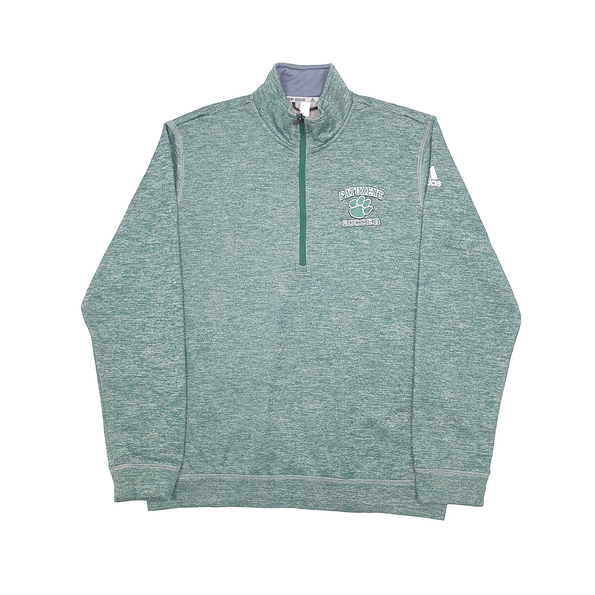 Adidas Team Issue Soccer Quarter Zip L Green
