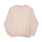Mens Beige Nike Vintage 2000s Crewneck Jumper