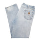 Mens Blue Carhartt  Carpenter JeansW40 L35