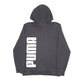 Mens Black Puma Hoodie Full Zip Jumper