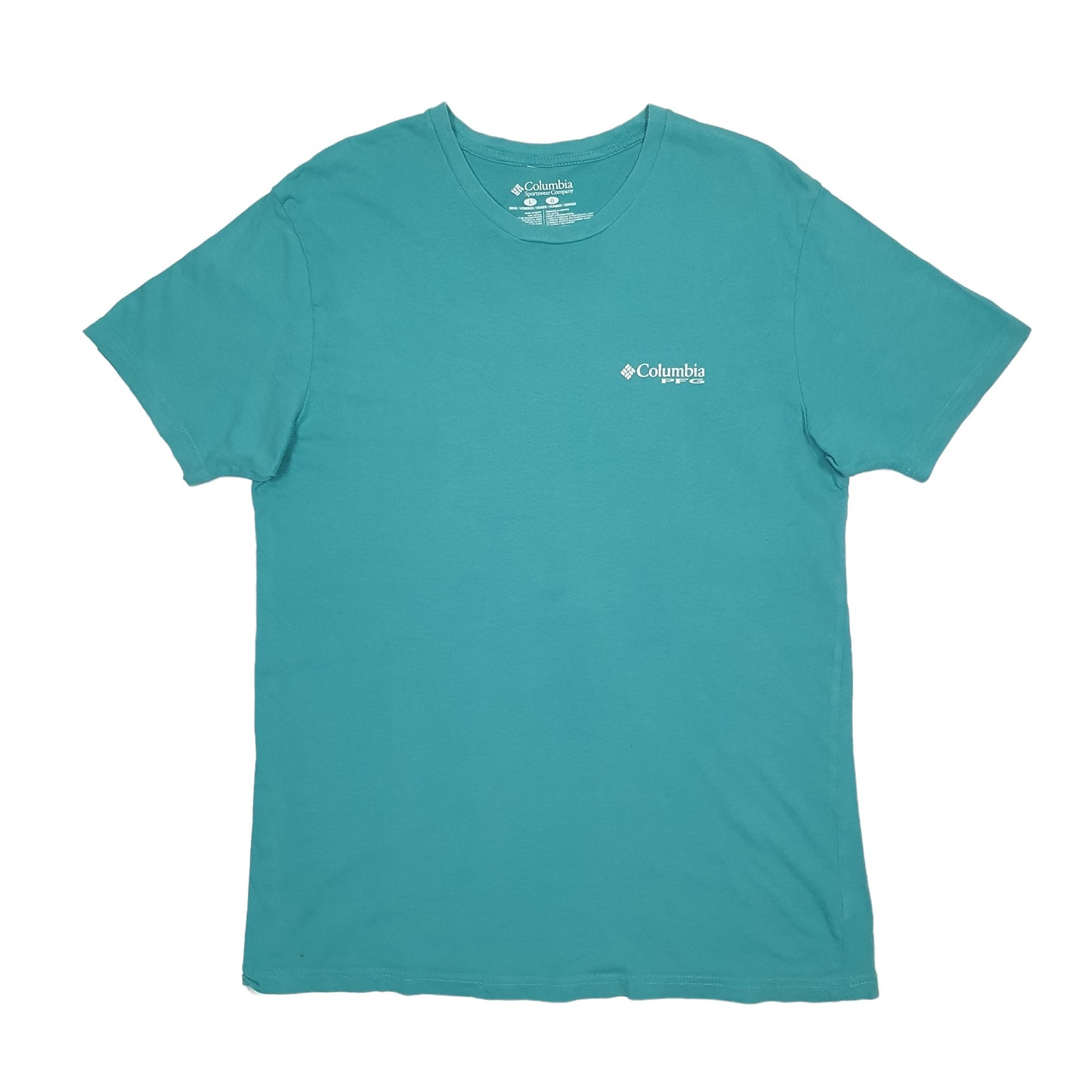 Mens Green Columbia Sportswear  Short Sleeve T Shirt