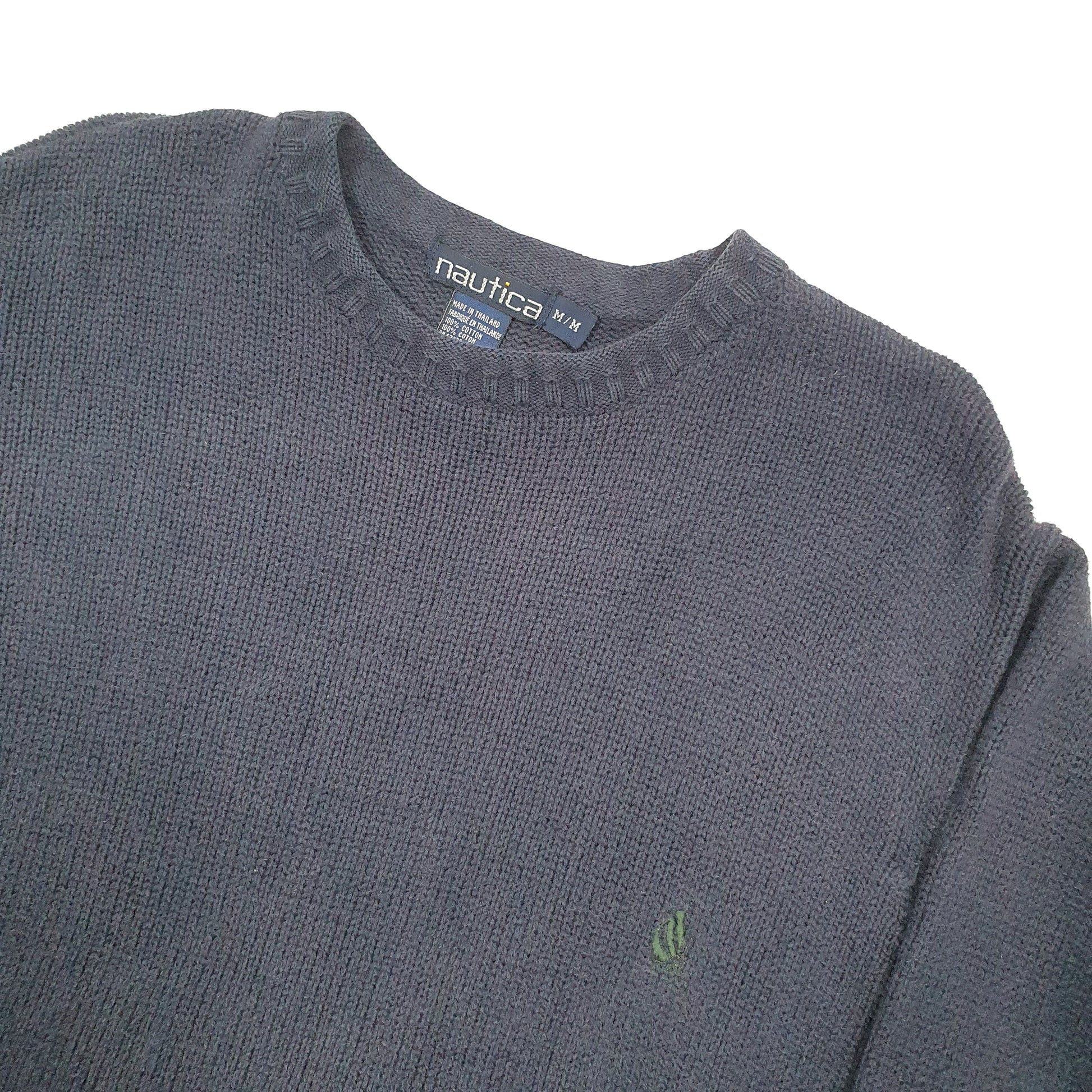 Nautica Knit Crewneck L Navy