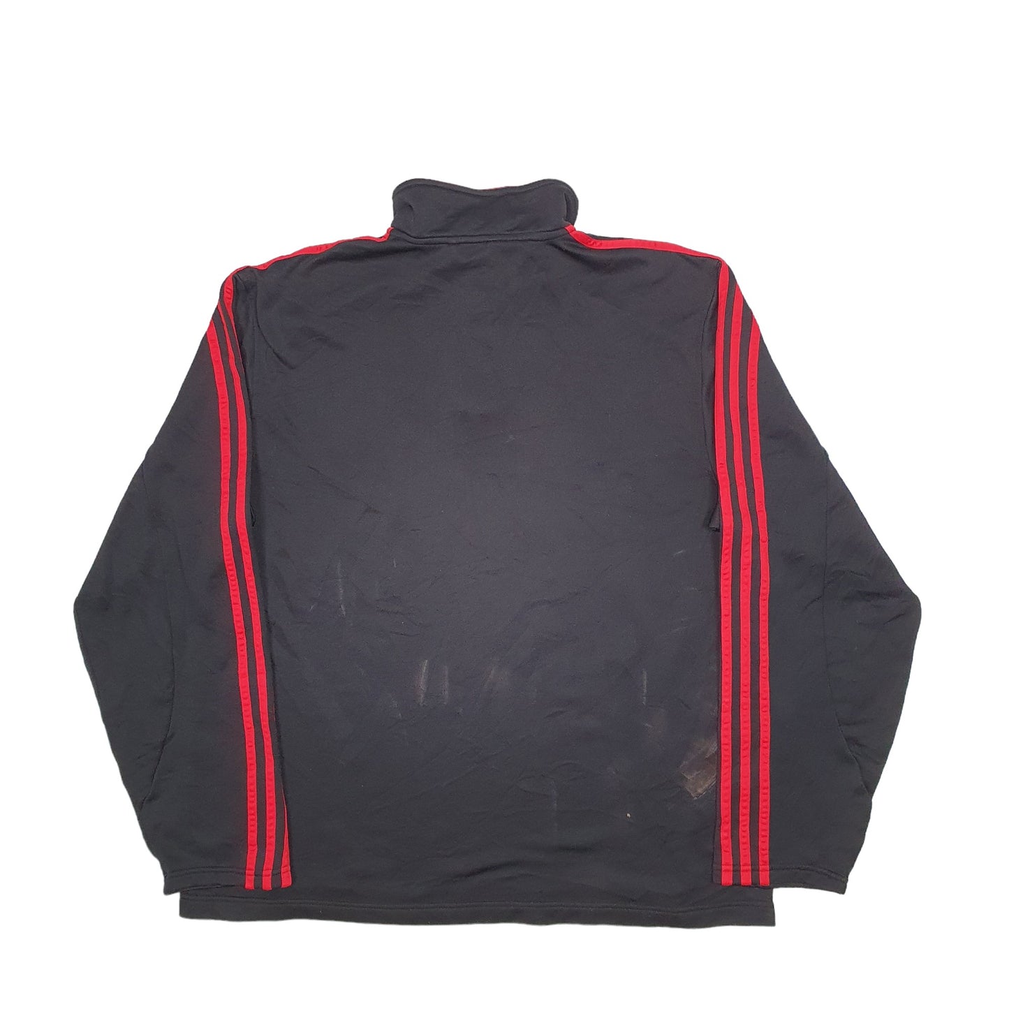 Mens Black Adidas  Quarter Zip Jumper