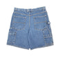 Mens Blue Faded Glory Cargo Carpenter Workwear Denim Shorts