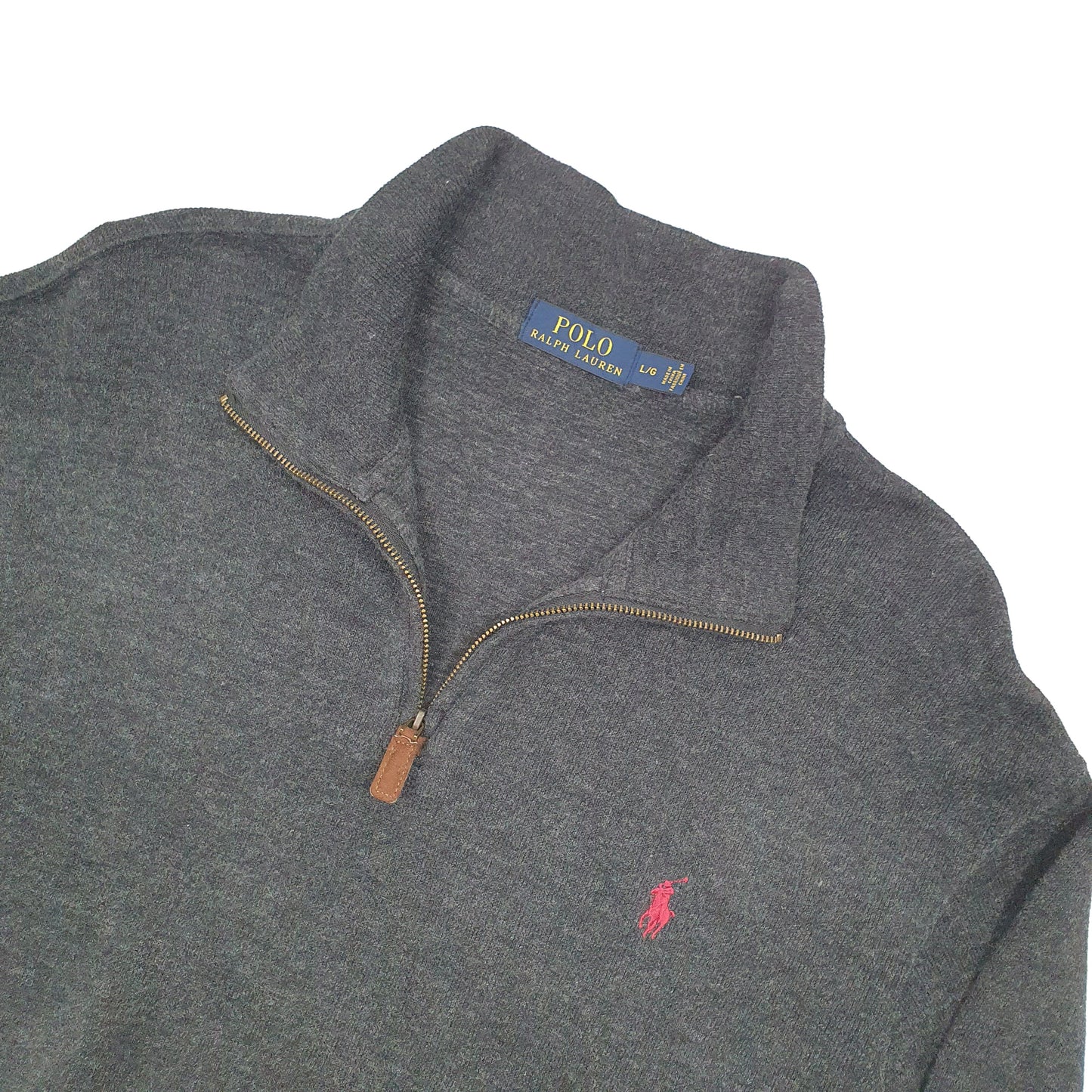 Polo Ralph Lauren Quarter Zip L Grey