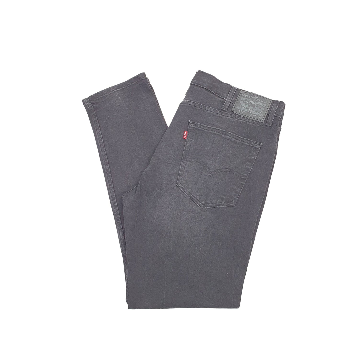Levis 512 Slim Fit Jeans W38 L32 Black