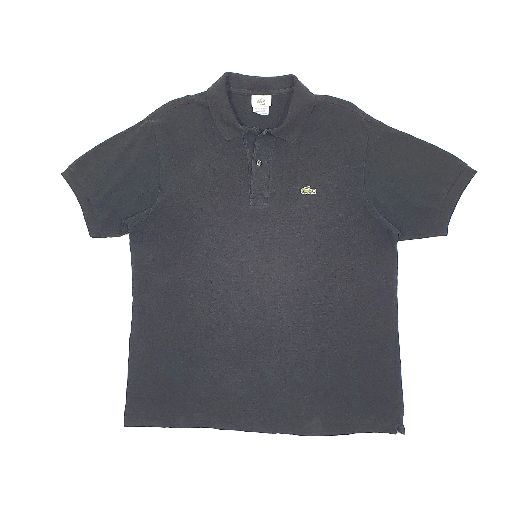 Lacoste Short Sleeve Polo Shirt Black