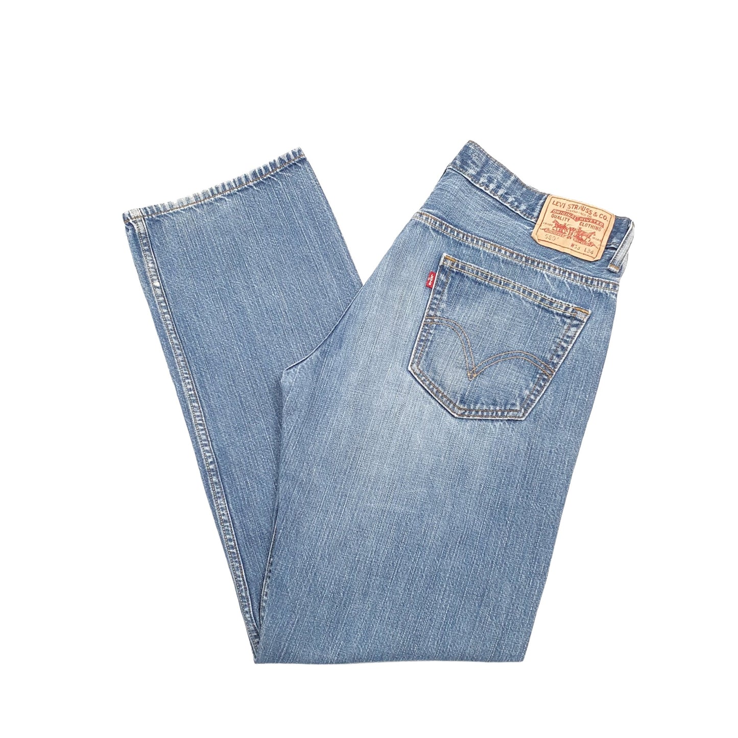 Levis 569 Loose Fit Jeans W33 L32 Blue