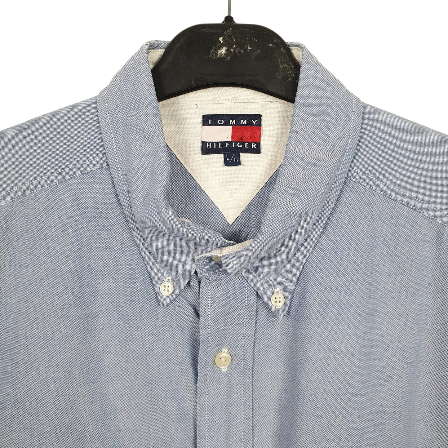 Mens Blue Tommy Hilfiger  Long Sleeve Shirt