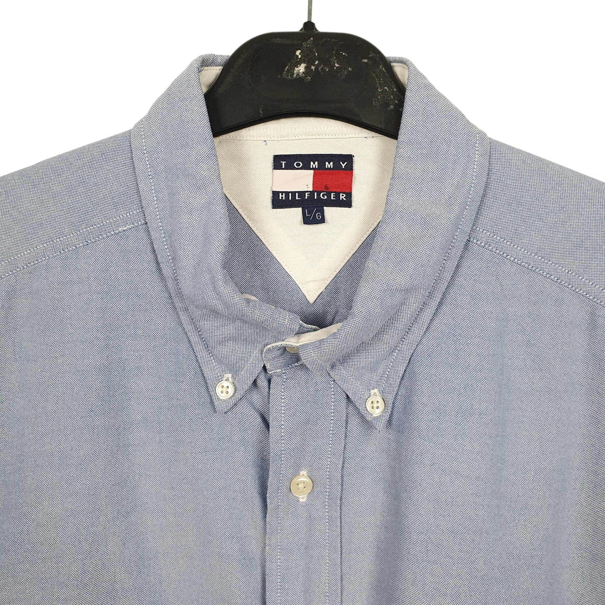 Mens Blue Tommy Hilfiger  Long Sleeve Shirt