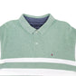 Mens Green Tommy Hilfiger  Short Sleeve Polo Shirt