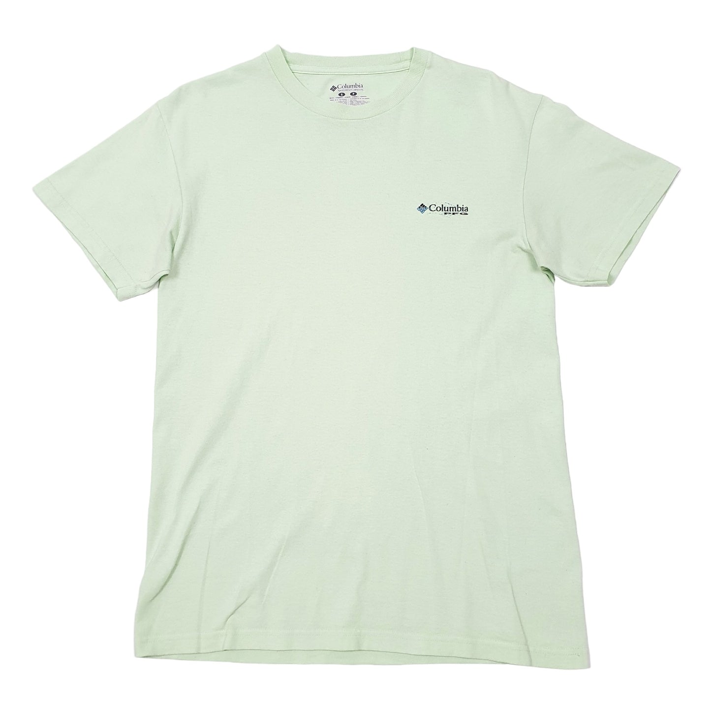 Mens Green Columbia Sportswear Performance Fishing Gear PFG Short Sleeve T Shirt