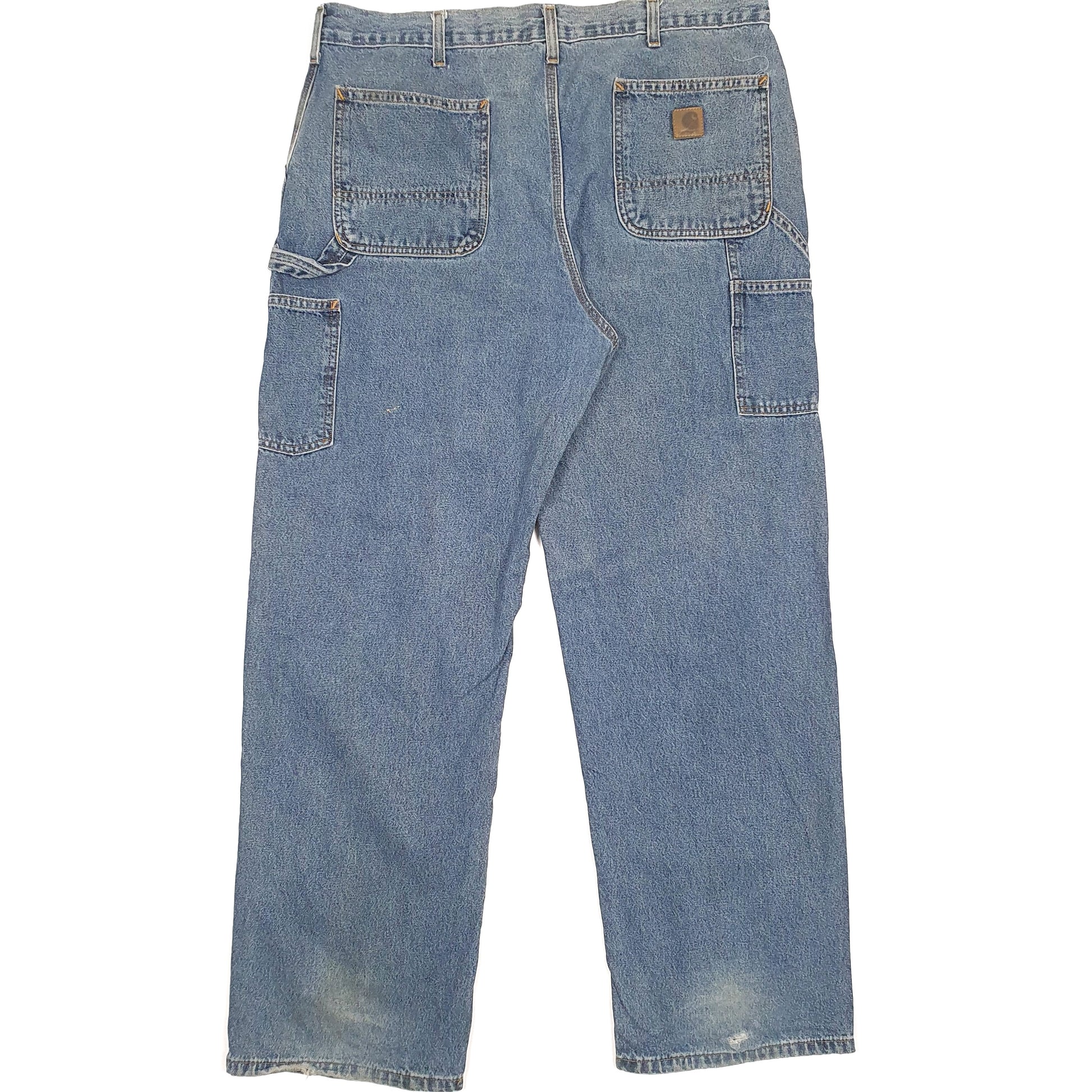 Carhartt Casual Loose Fit Carpenter Jeans W38 L32 Blue