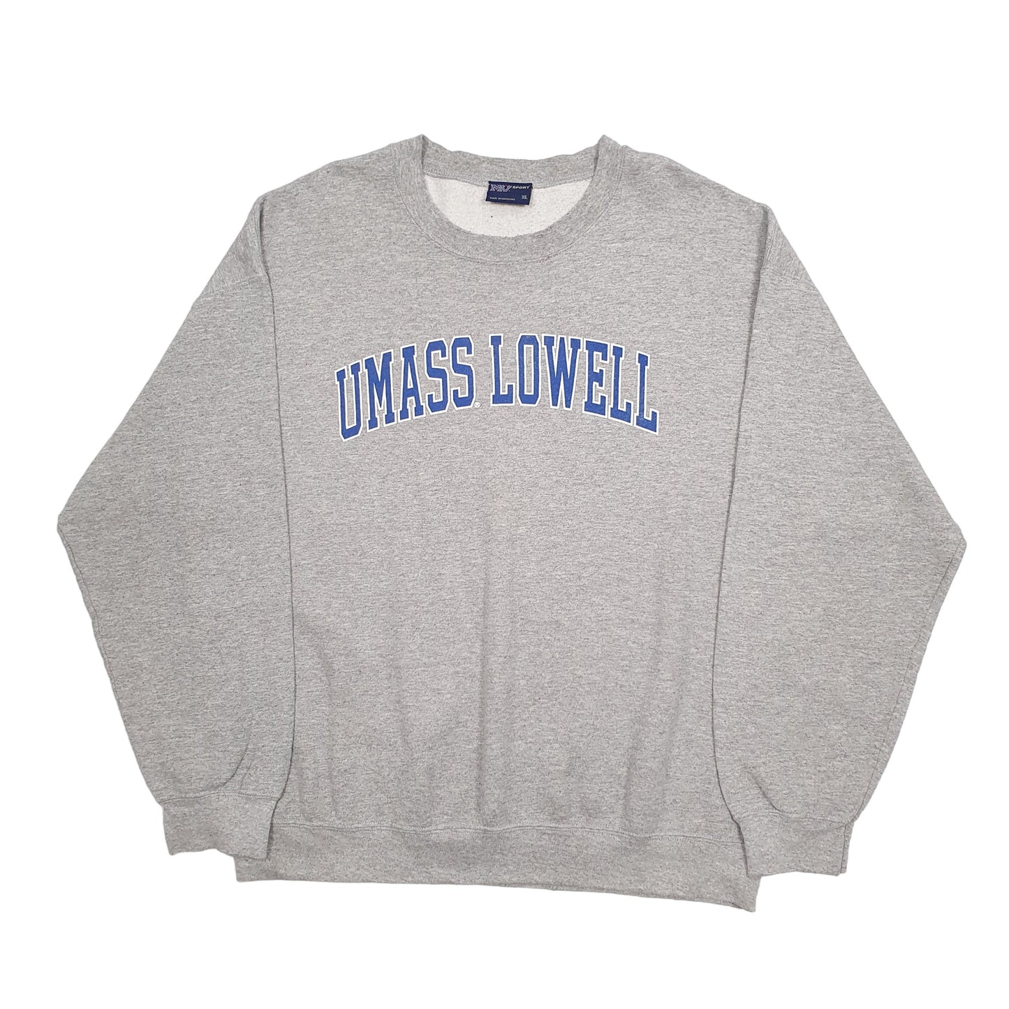 MV Sport USA College Umass Lowell Crewneck XL Grey