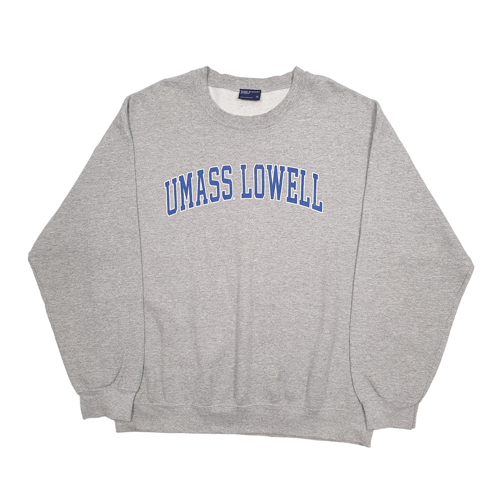 MV Sport USA College Umass Lowell Crewneck XL Grey