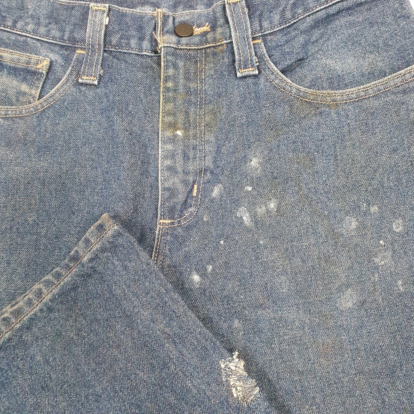 Carhartt Casual Regular Fit Flame Resistant Jeans W32 L30 Blue