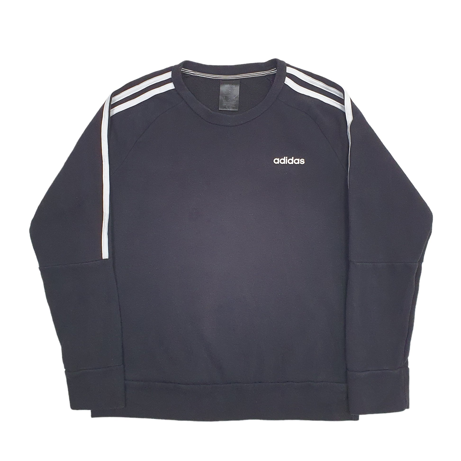 Mens Black Adidas  Crewneck Jumper