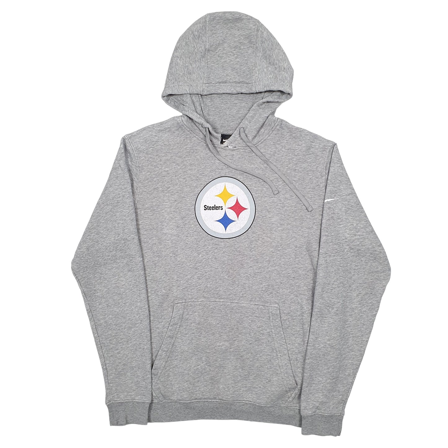 Mens Grey NFL Pittsburgh Steelers NFL Football Hoodie Jumper